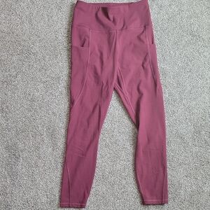 High-Waisted Mauve Leggings